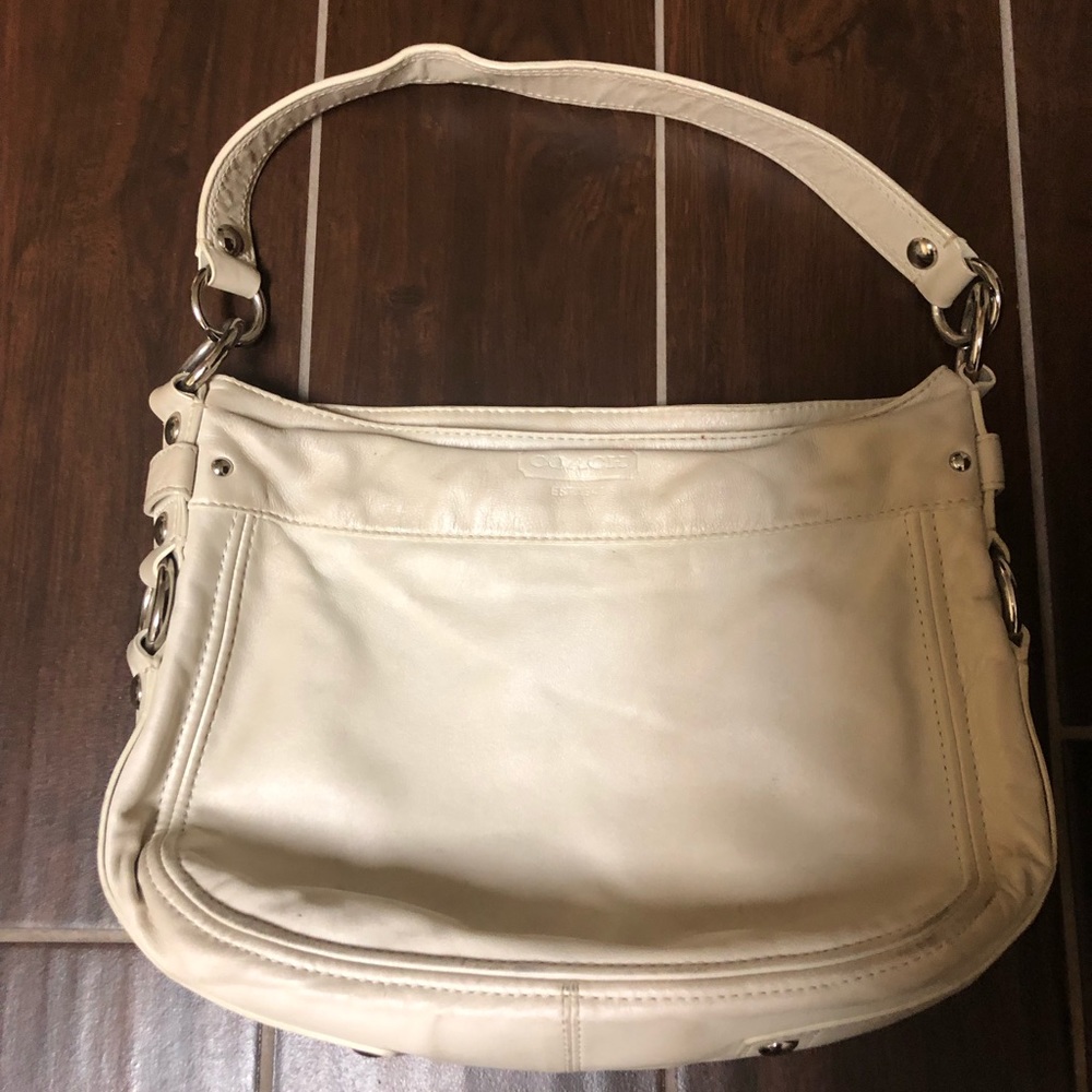 COACH off white bag